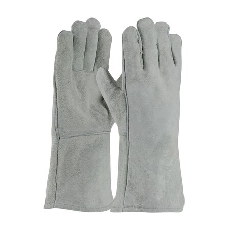 Pip Shoulder Split Cowhide Leather Welder's Glove with Cotton Liner, 12PK 73-888